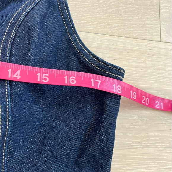 NWT Dissh OLLY Denim Vest INDIGO SZ 10 - Picture 11 of 13